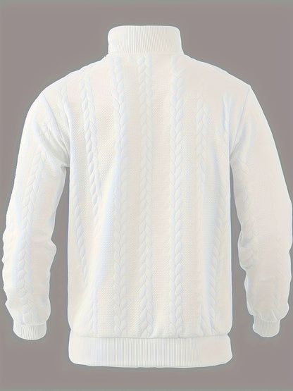 Roberto™ | Vintage herenpullover met ritssluiting