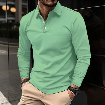 Ezra | Casual Langemouwen Polo