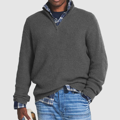 Jerry™ - Business Casual Pullover met Rits