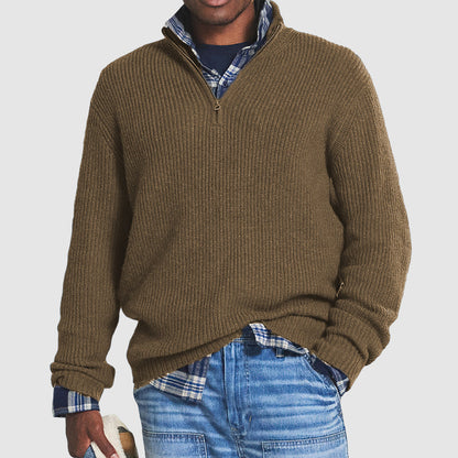 Jerry™ - Business Casual Pullover met Rits