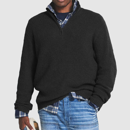 Jerry™ - Business Casual Pullover met Rits